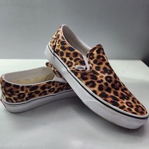 Vans Classic Slip-On Leopard Black/True White WMNS